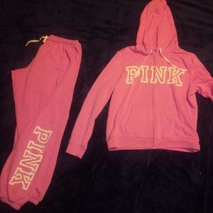Nwot vs pink large lounge set